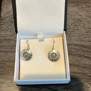 Sterling silver drop earrings
